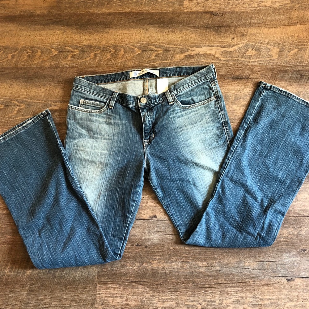 Gap jeans, ultra low-rise & boot cut